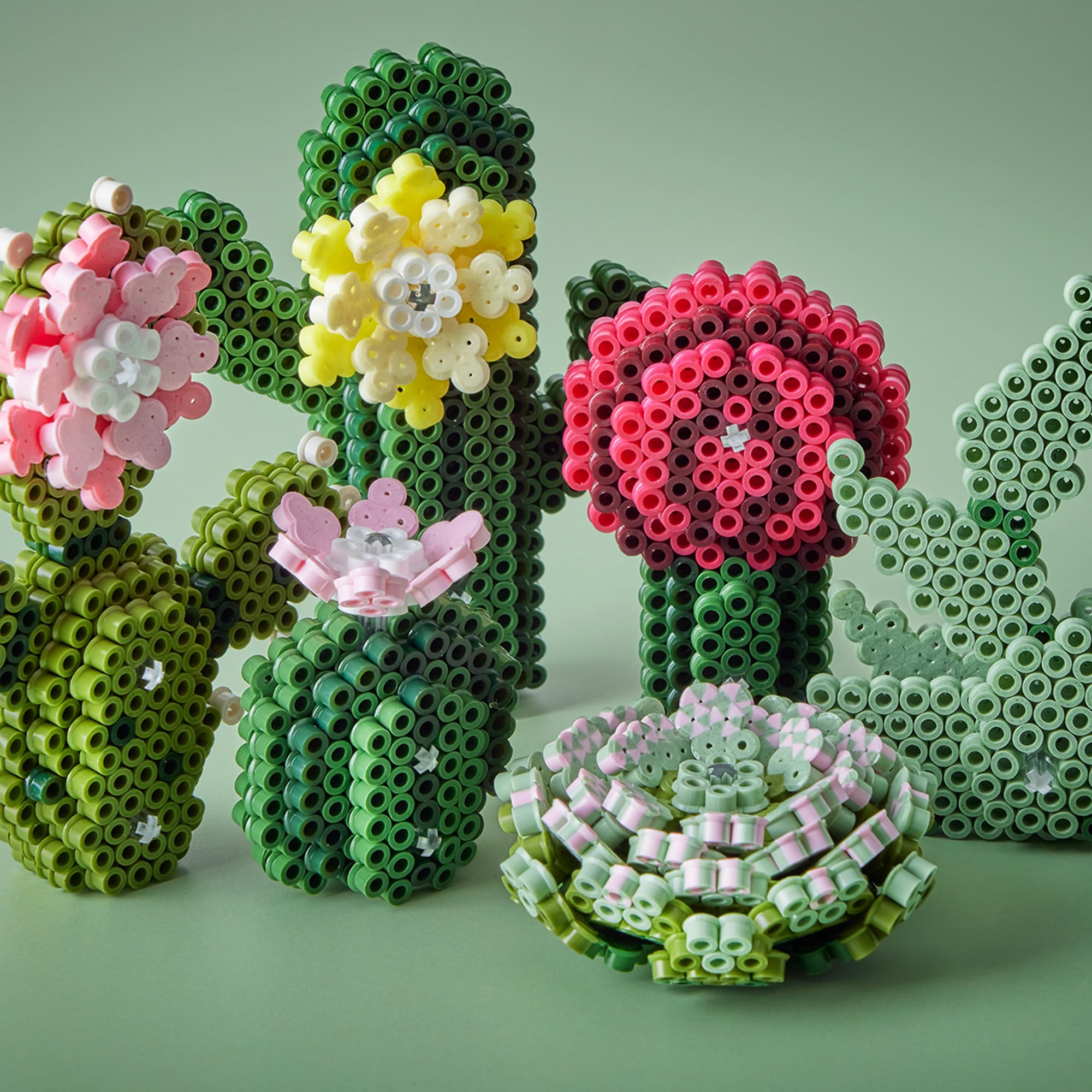 Hama Beads 3622 Art Kit Succulents, Colourful, Small - Image 3