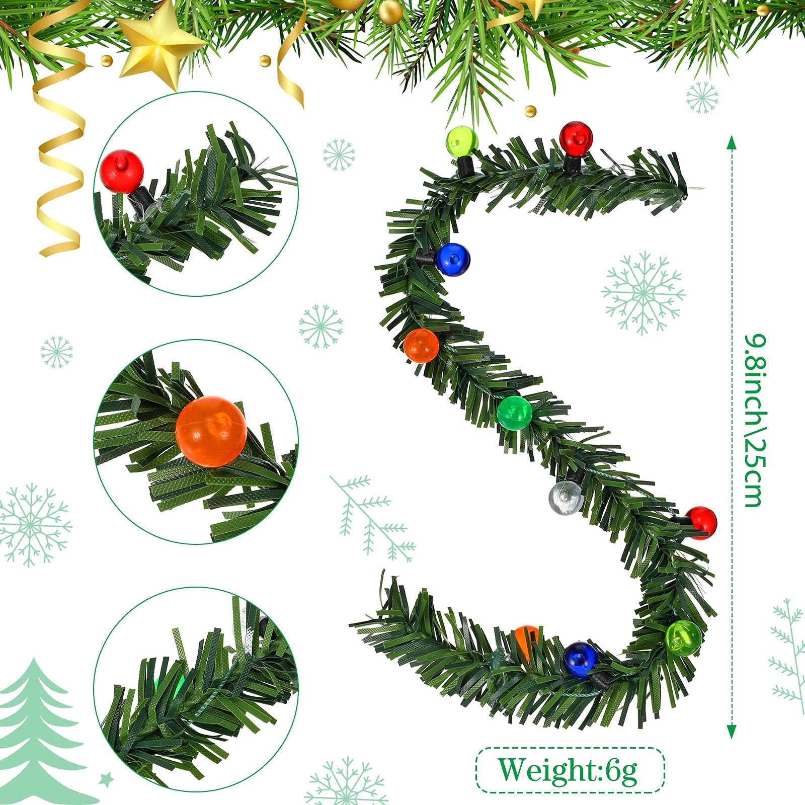 Kerstkrans met lichtjes Cedar Ginger Ray | Daily Style