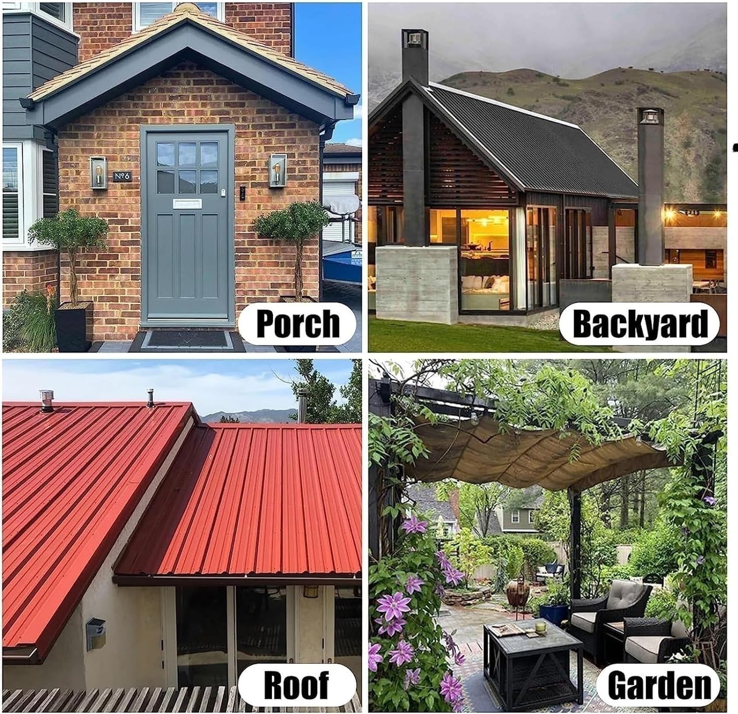 Aluminium Rain Chain for Courtyard Temple, Roof Gutter Down Spout Outdoor Garden Decorative Chain(2.6m/8.5ft)