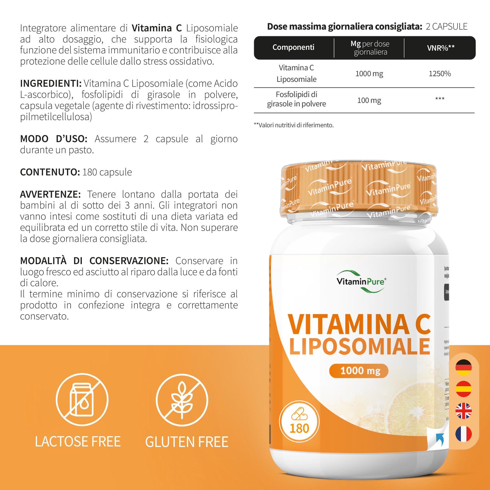 Pacchetto Bromelina e Vitamina C Liposomiale