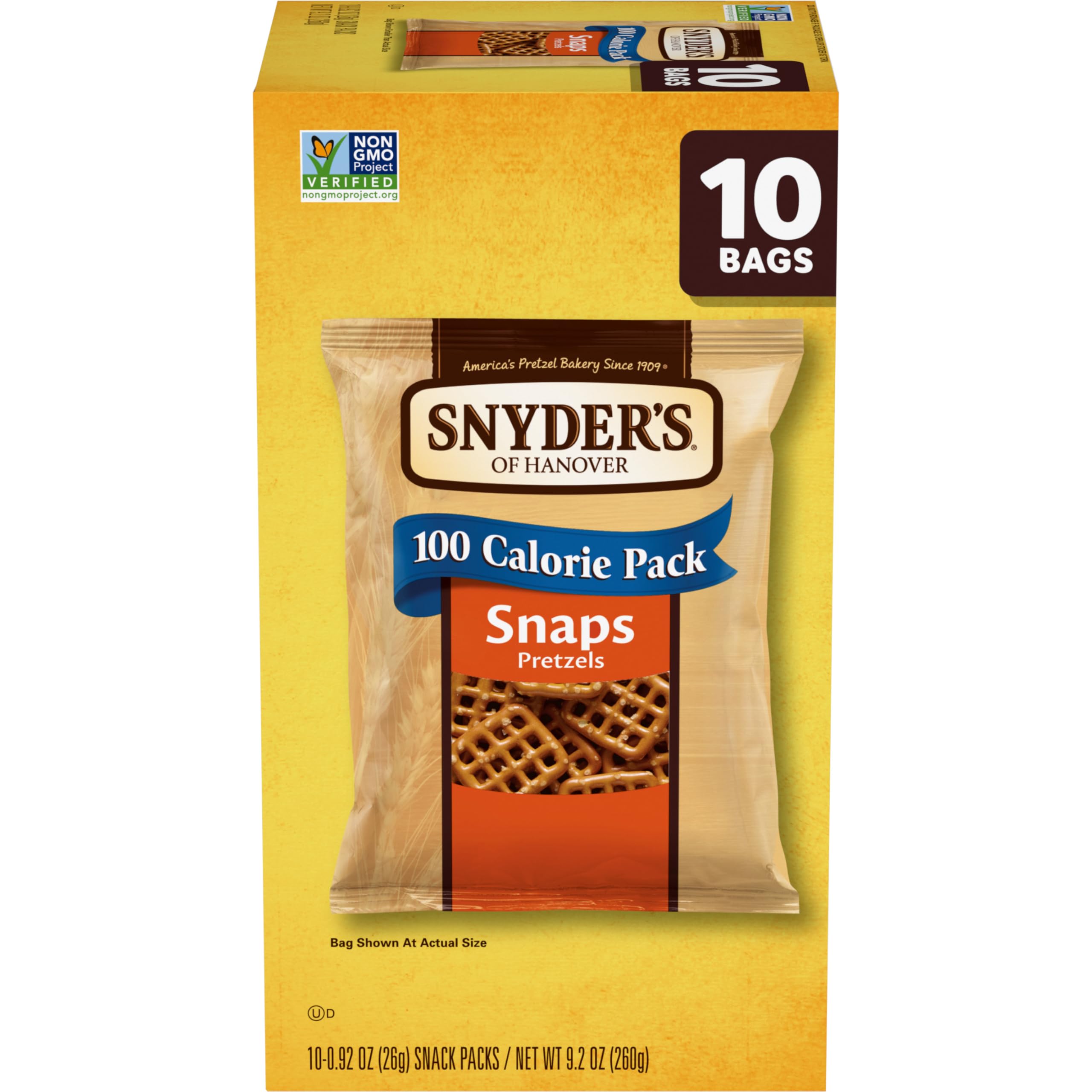 Snyder's of Hanover Bretzels, Snaps Lot de 100 calories