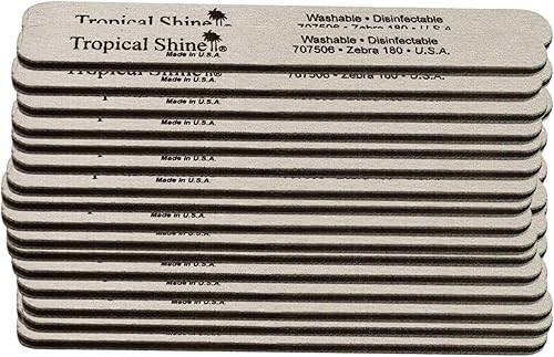Tropical Shine - Lima de uñas de cebra grano 180180