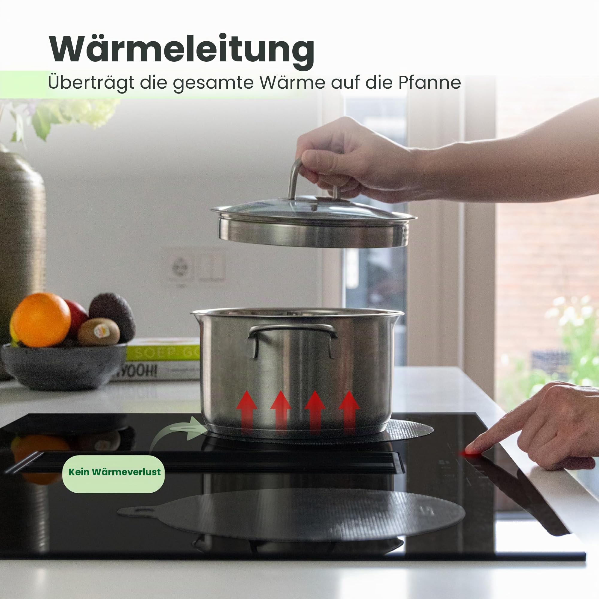 MoreCore Induktionsschutzmatte | Herdabdeckplatte | Herdabdeckung Induktionsfeld | kochfeld Abdeckung | Induktionsmatte | Abdeckung Induktionskochfeld | Silikon Matte | Herdabdeckplatten | 5 Stück