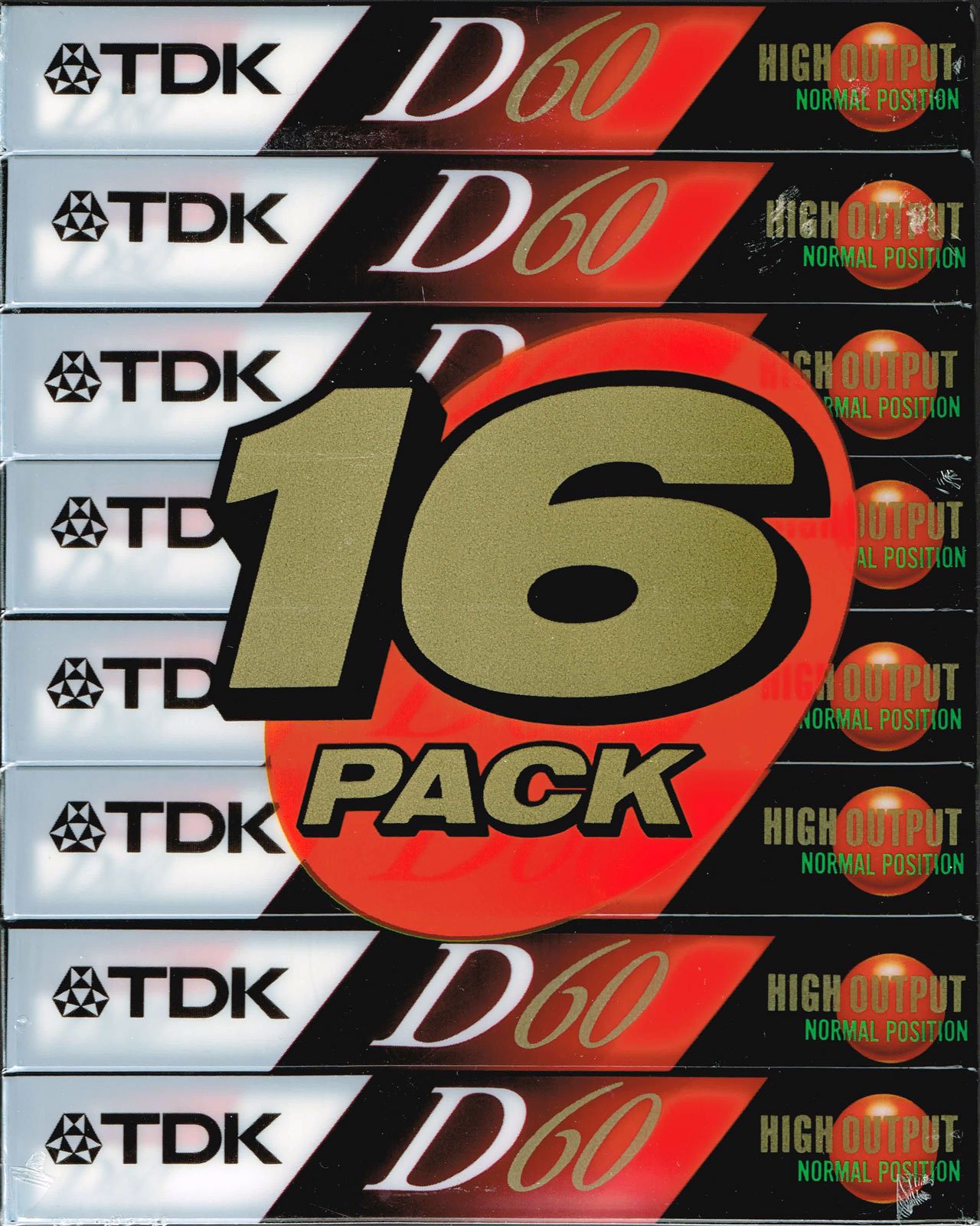 TDK D60 Ice I/Typ I Normal Position High Ausgang Audio Kassette Tape
