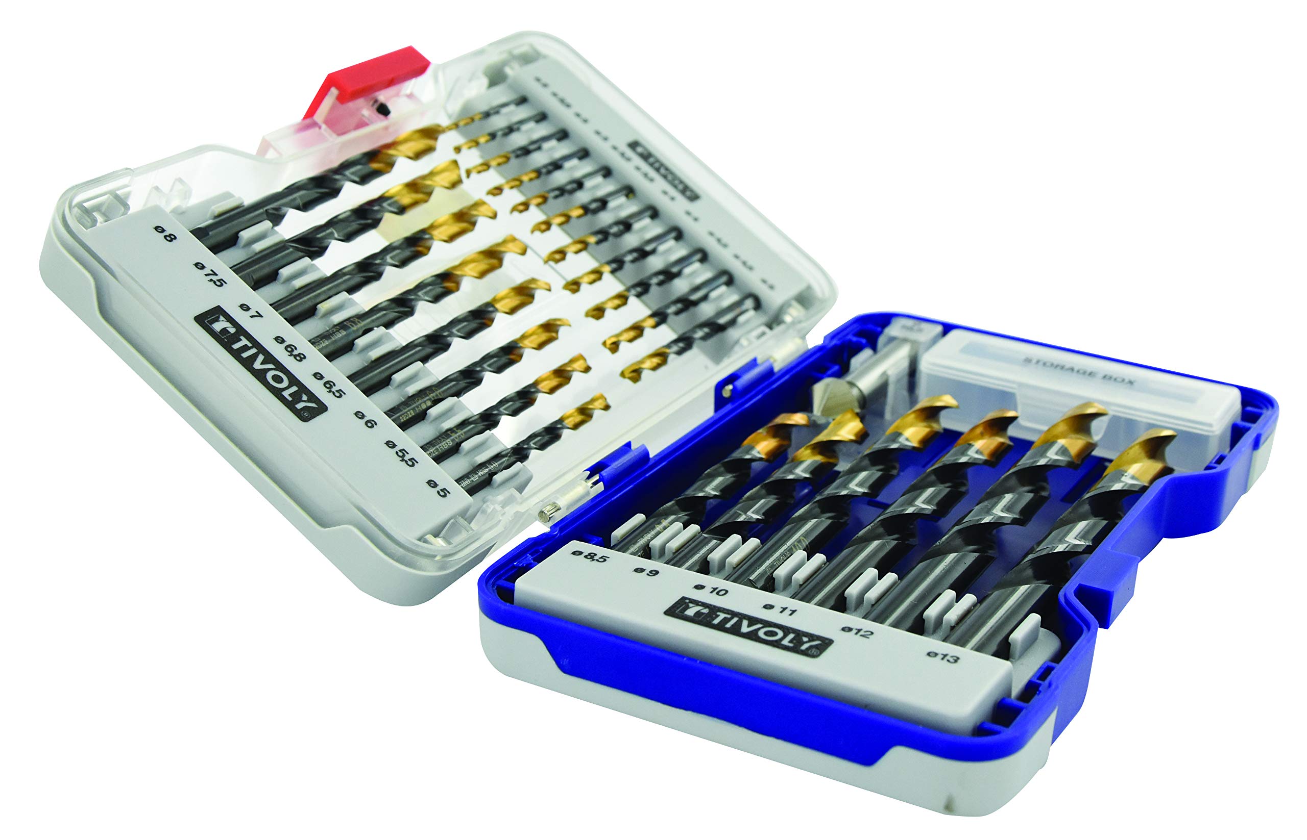 Tivoly 10904870001 Coffret de Forets SDS L110 et L160, Gris, Set de 10 Pièces