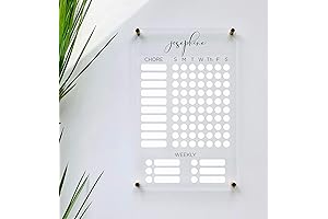 Acrylic Chore Chart | Organization Tools For Kids