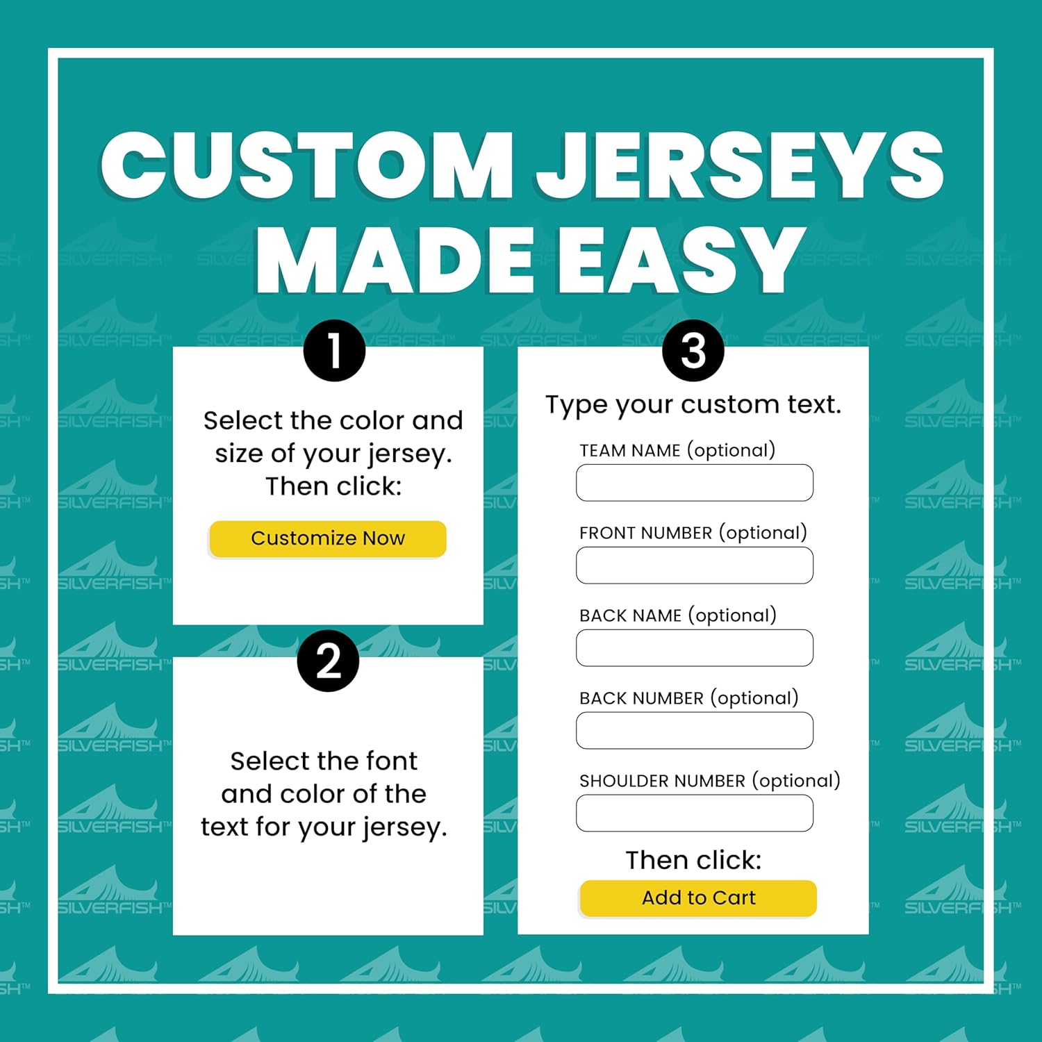 Custom Sports Jersey T-Shirt | Personalized Adult Jersey Shirt | Design Your Own Team Name & Number for Football and More