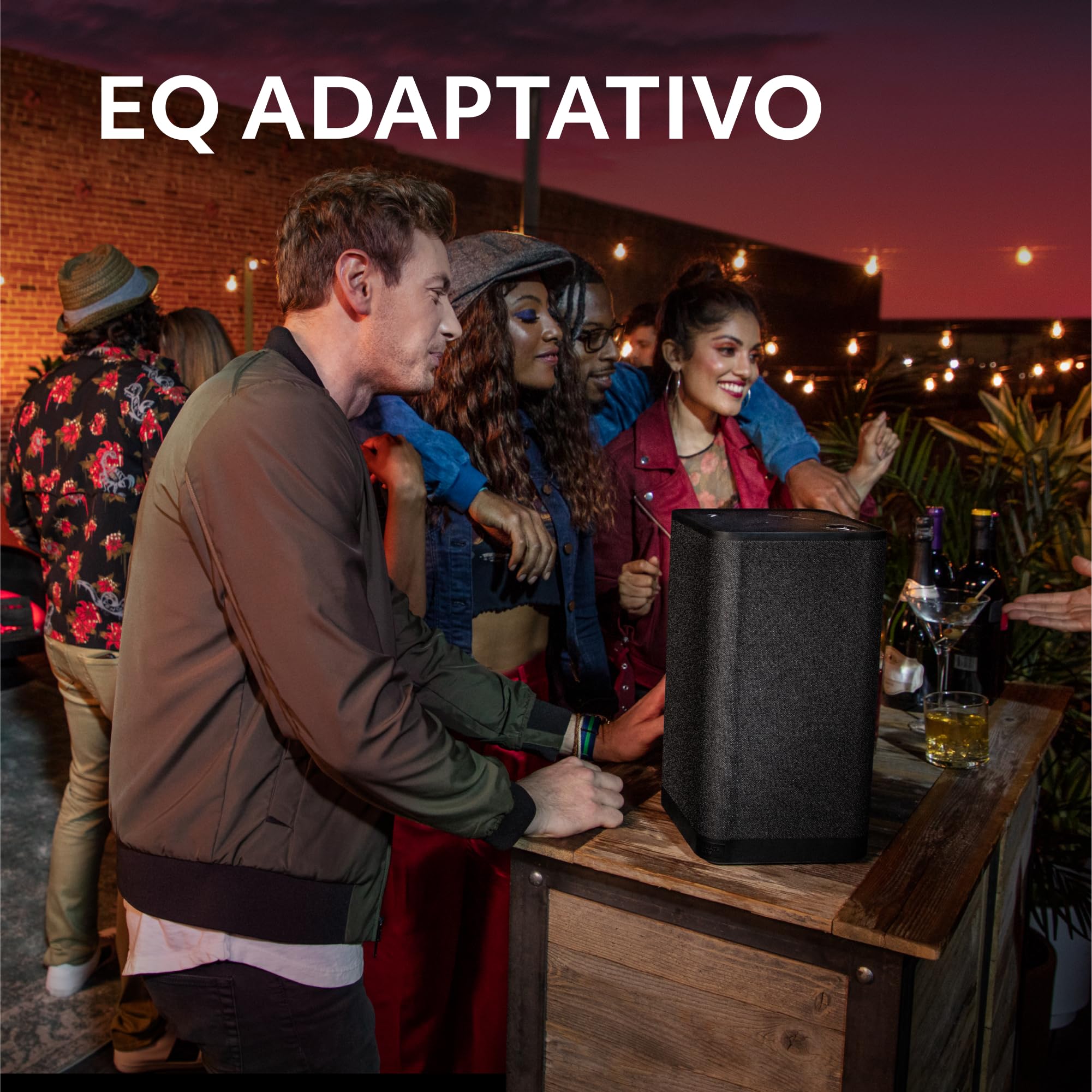 ULTIMATE EARS HYPERBOOM, Altavoz Bluetooth inalámbrico portátil, Altavoz potente, Graves magníficos, Resistente al agua IPX4, Radio de acción de 45 m - Negro | Altavoz potente, graves magníficos, resistente al agua IPX4, radio de acción de 45 m - Negro