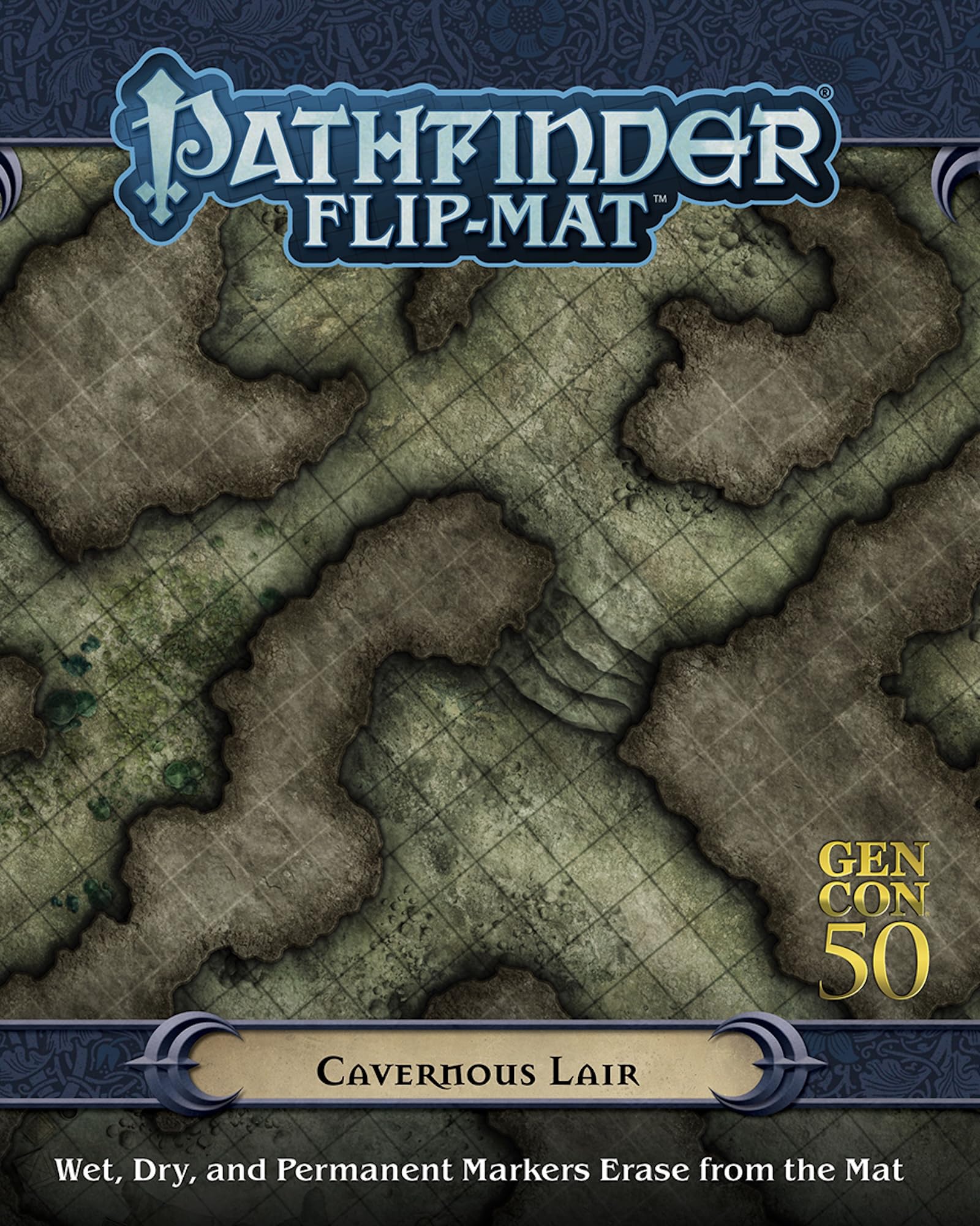 Pathfinder PZOGENFM001 Cavernous Lair Flip Mat