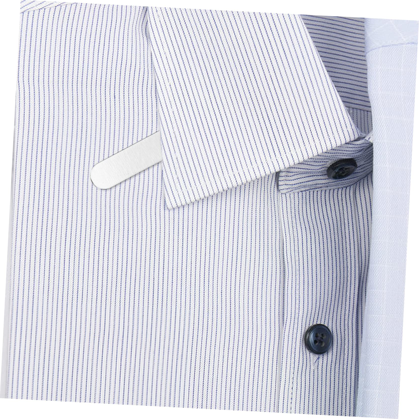 GALPADA Shirt Collar Extenders for Men 40pcs Collar Stays Metal Inserts for Dress Shirts Neck Support