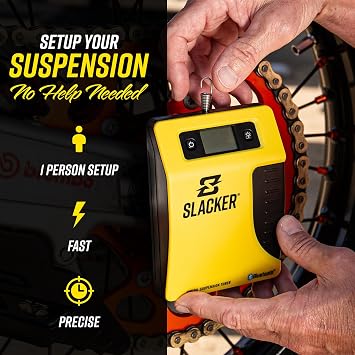 Slacker Digital Suspension Tuner With Bluetooth Set Rider Sag On Motorcycles, Mountain Bikes, Snowmobiles, UTVs, and Trucks (V5)
