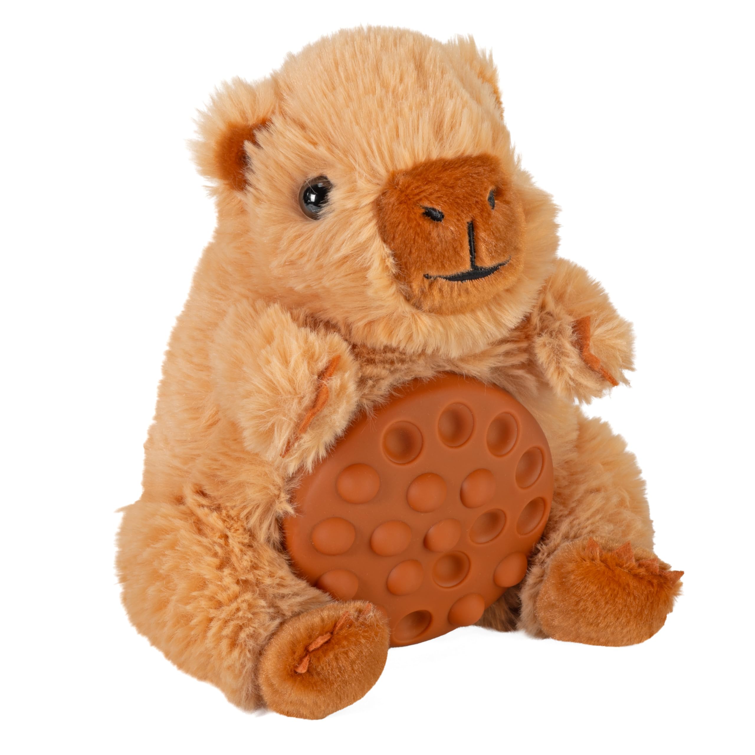 Wild Republic Poppykins Mini Capybara, Stuffed Animal, 7.5 Inches, Plush Toy, Fill is Spun Recycled Water Bottles