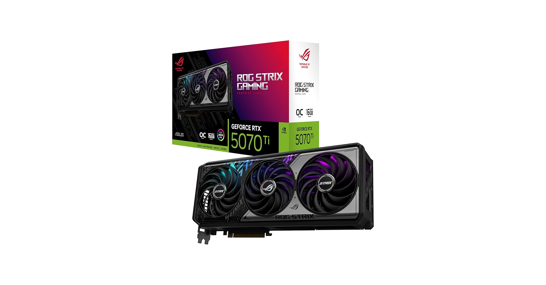 Amazon.com: ASUS ROG Strix GeForce RTX 5070 Ti OC Edition