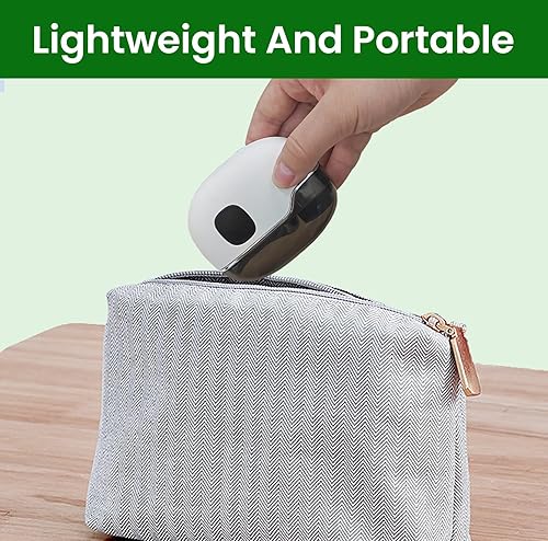 Miniatura 7 de Cortauñas eléctrico 3 en 1 mejorado con colector y luz LED, cortaúñas eléctrico automático para mujeres y hombres, lima de uñas para bebés, niños,