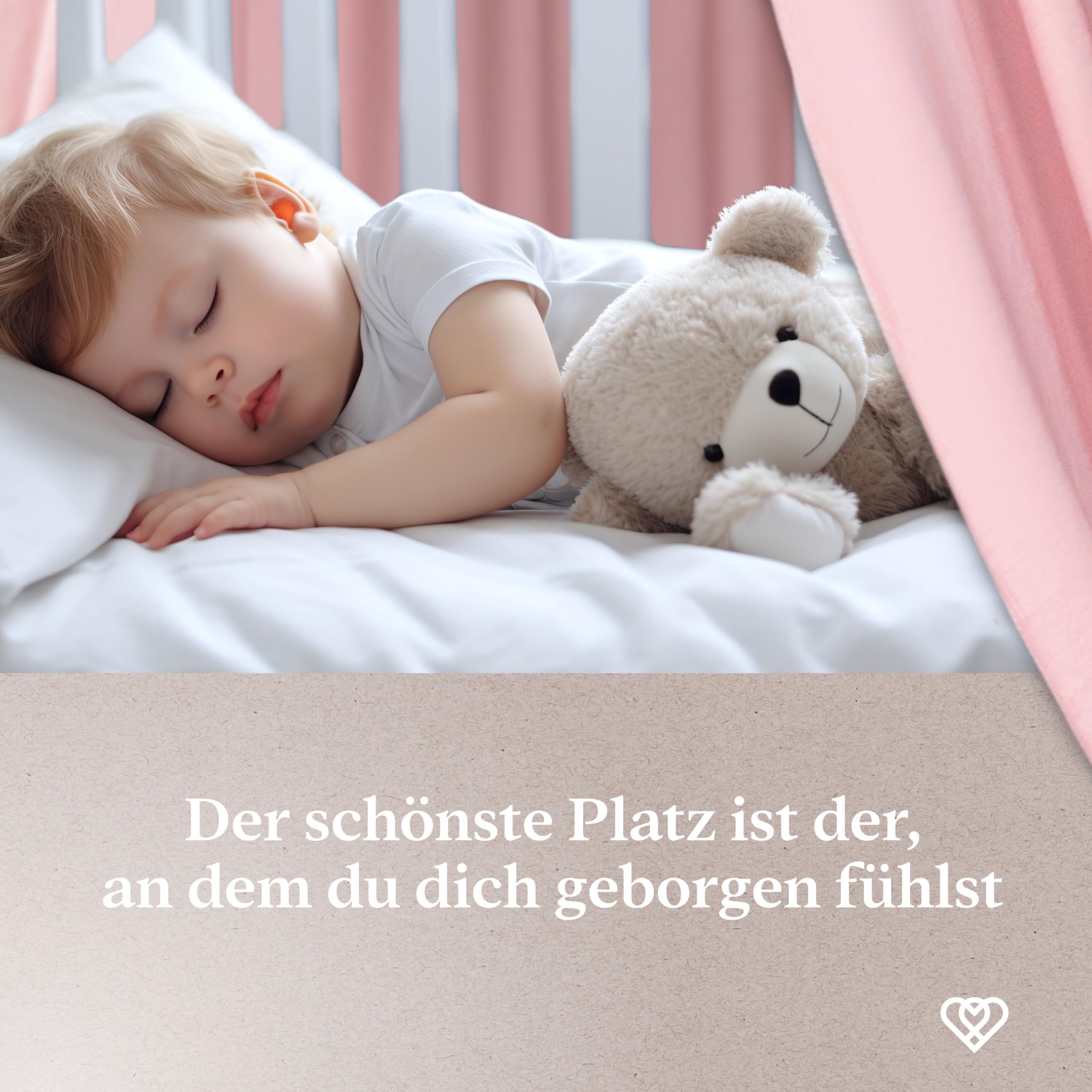 lilime® Betthimmel Baldachin aus 100% Baumwolle, ⌀50cm, Länge 240cm, Moskitonetz, Kinderzimmer, Hausbett, Kinderbett und Baby Bett - Pink