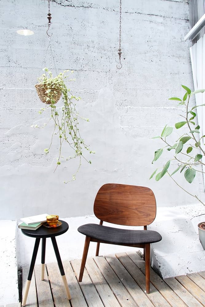 美品】お洒落 ラウンジチェア 大手企業設置品 北欧風 天然木 美品