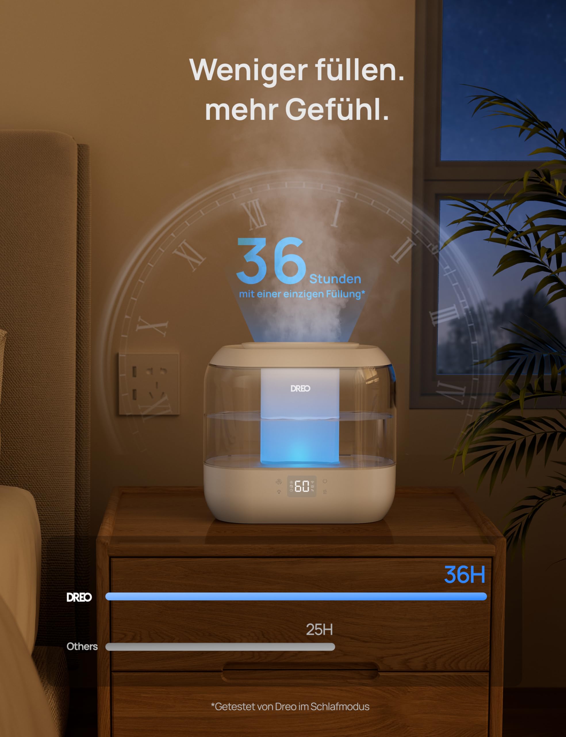 Dreo Smart Luftbefeuchter für Schlafzimmer 4L – Bild 6
