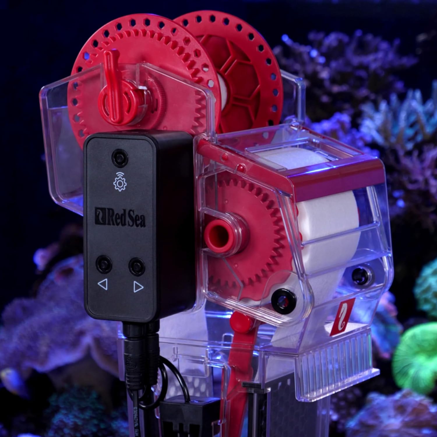 Red Sea ReefMat 500 Filter Roller for Saltwater Aquariums Up to 130 Gallon Tanks | Plug & Play, ReefBeat App Controlled Fully Automated, Smart Fleece Roller Mat Filter for Your Marine Reef Aquarium