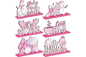Suzile Winter Wonderland Blush Pink Christmas Decorations