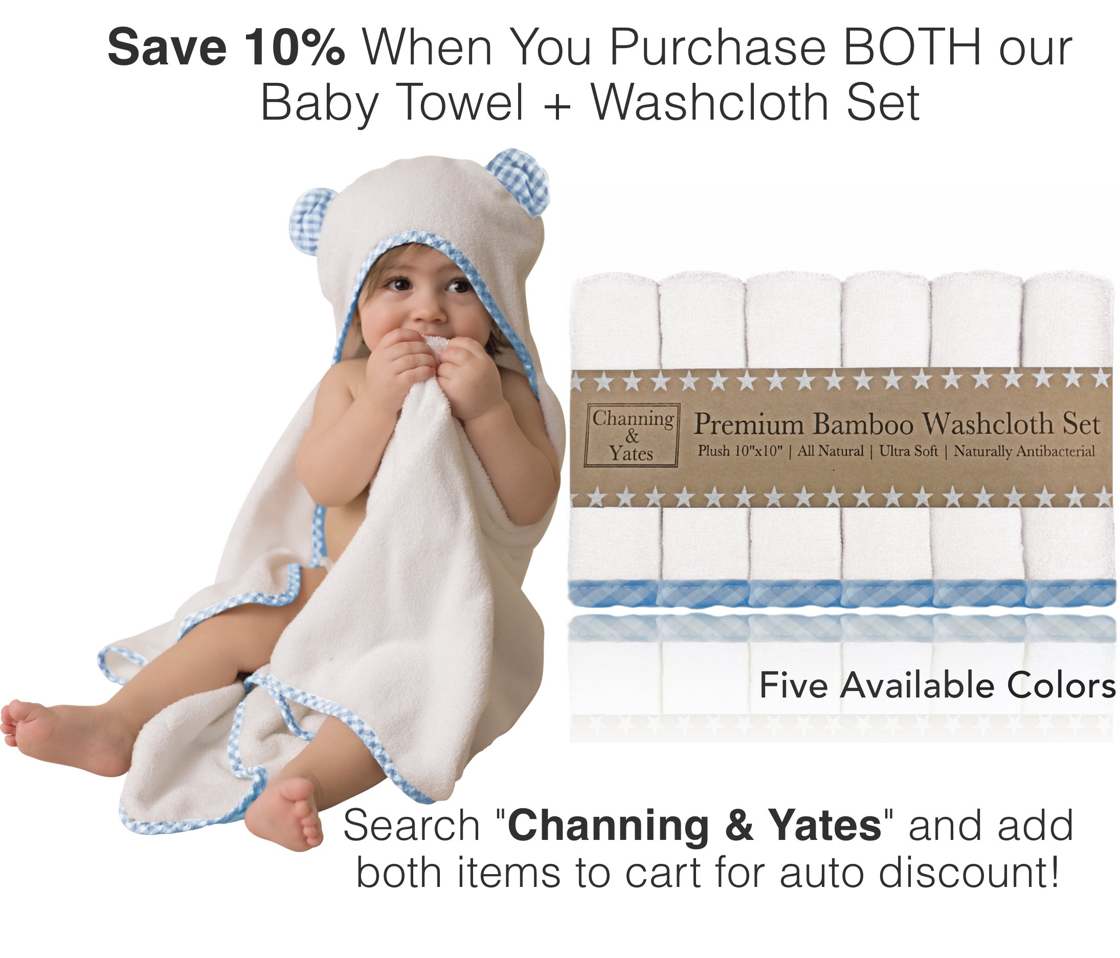 channing and yates baby towel