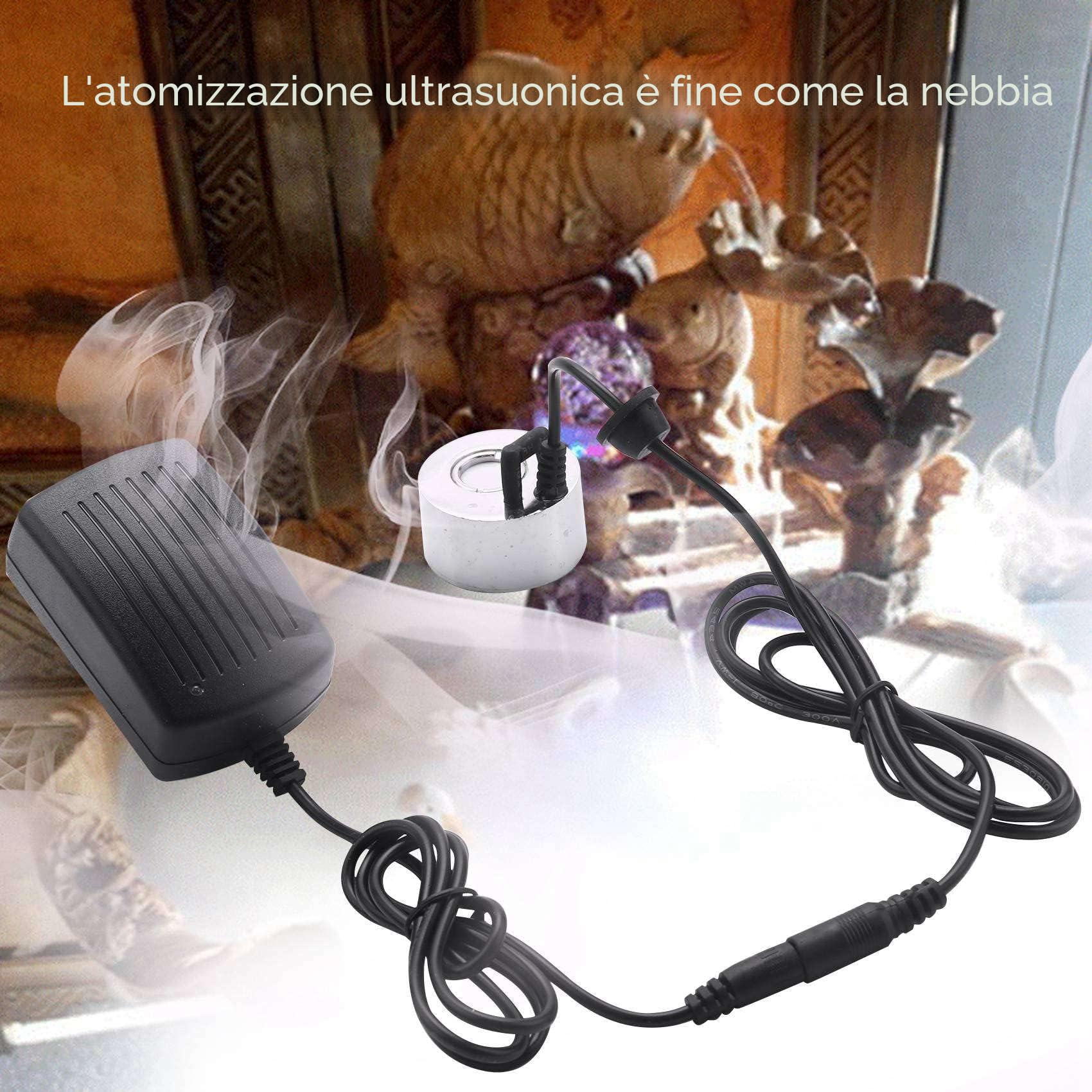 2 Pezzi con Spina 45 MM Umidificatore Ad Ultrasuoni Incubatore Industriale 24 V Nebulizzatore Testa Fogger Spina