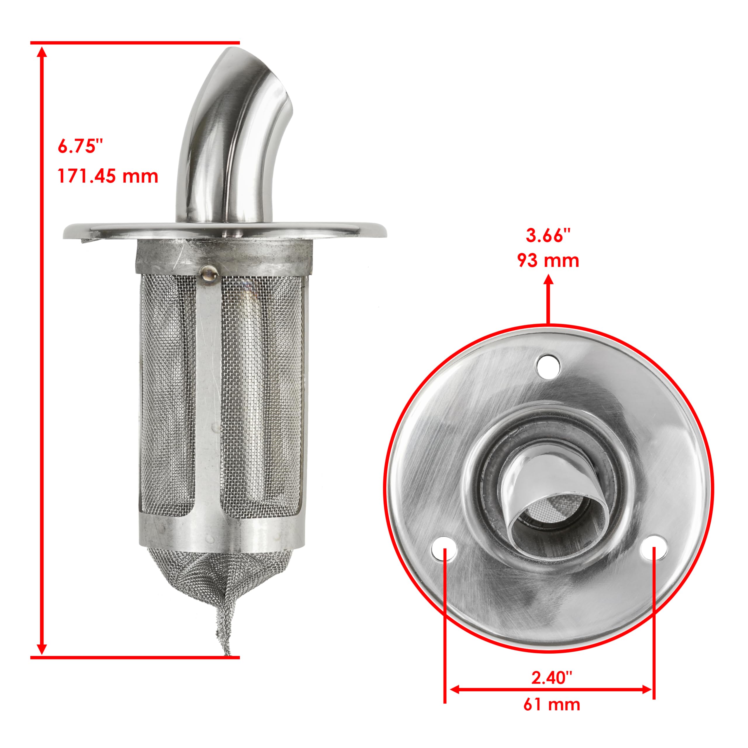 ヤマハ グリズリー660(YFM660) サイレンサー Amazon.com: Caltric Exhaust Muffler Spark Arrester Outlet
