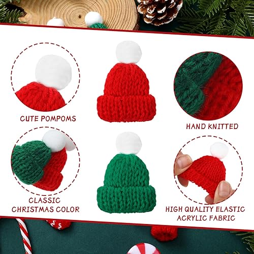 Miniatura 5 de 12 piezas de accesorios de elfo de Navidad para muñeca elfa, kit de elfo de Navidad, incluye sombreros, calcetines, guantes, bufandas para