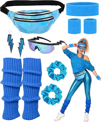 80s Costume Accessory Set for Women