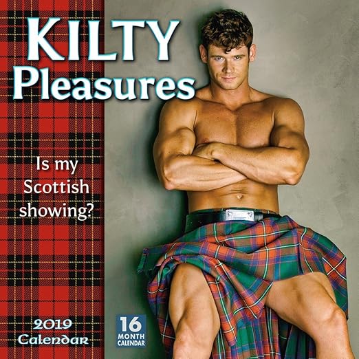 Kilty Pleasures 2025 Wall Calendar 