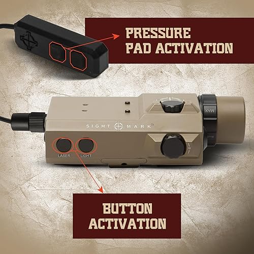 Miniatura 4 de Sightmark Linterna LoPro (visible e IR) con vista láser verde Combo