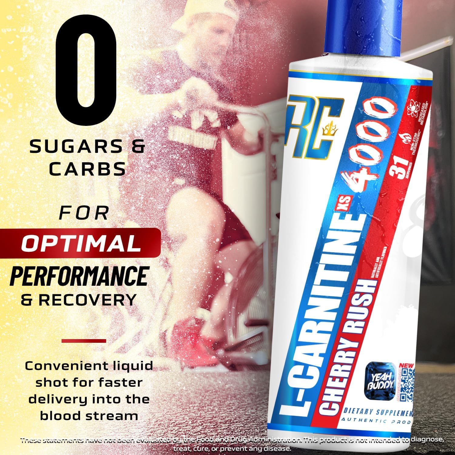 Amazon.com: Ronnie Coleman Signature Series L-Carnitine XS 4000 Liquid, Stimulant Free, Sugar Free, Zero Carbs, Liquid Amino Acid Supplement for Men & Women, 16 Oz, Cherry Rush : Health & Household Amazon.com: Ronnie Coleman Signature Series L-Carnitine XS 4000 Liquid, Stimulant Free, Sugar Free, Zero Carbs, Liquid Amino Acid Supplement for Men & Women, 16 Oz, Cherry Rush : Health & Household
