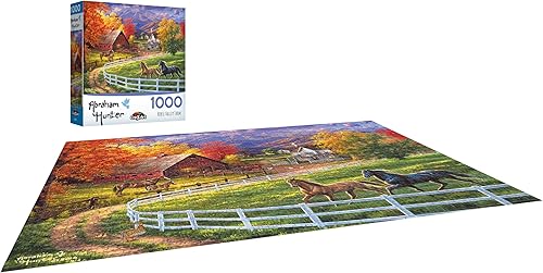 Miniatura 3 de Cra-Z-Art - RoseArt - Abraham Hunter 1000PC - Granja Horse Valley