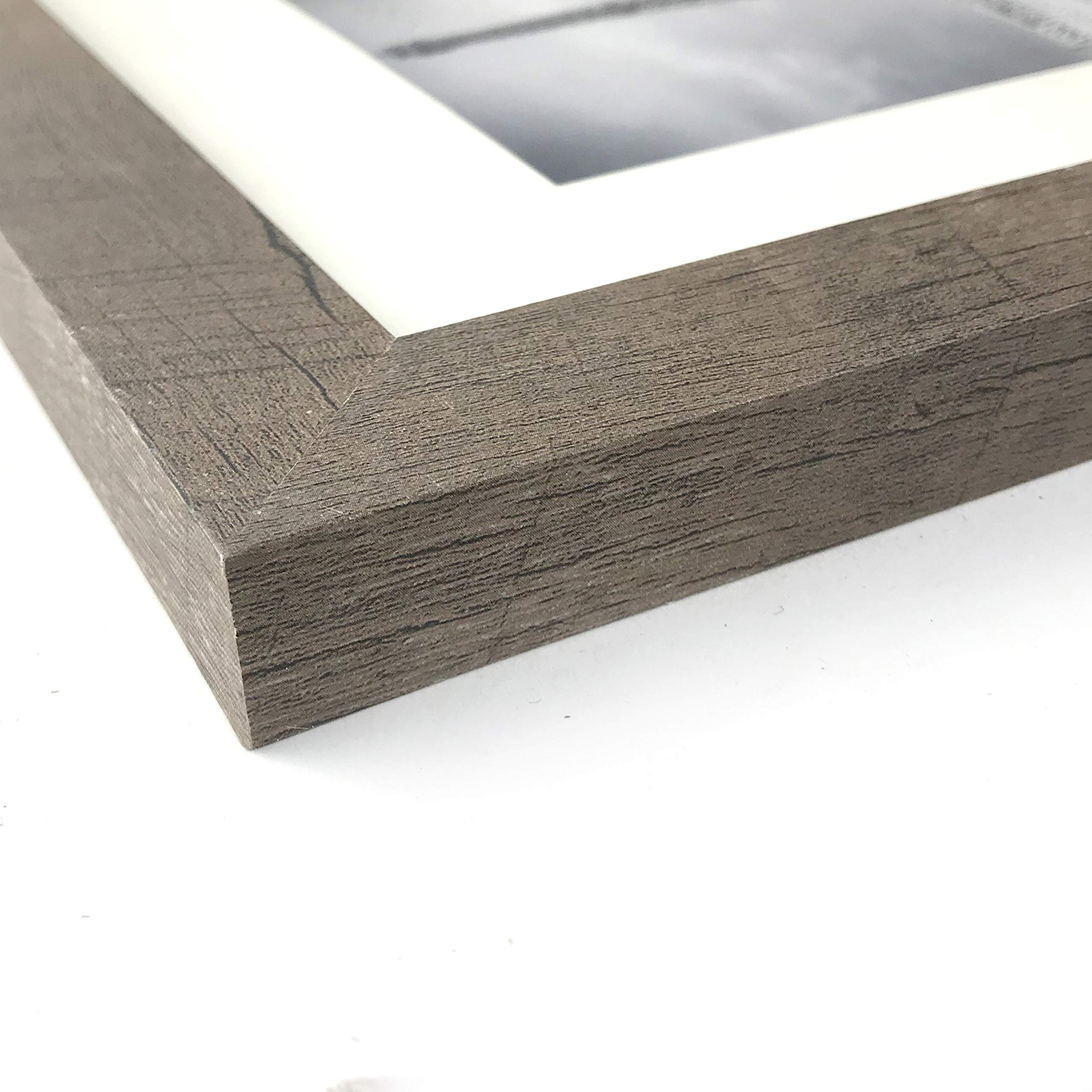Art Emotion Rustic Oak Style Picture Frame, 2MM Reinforced Glass