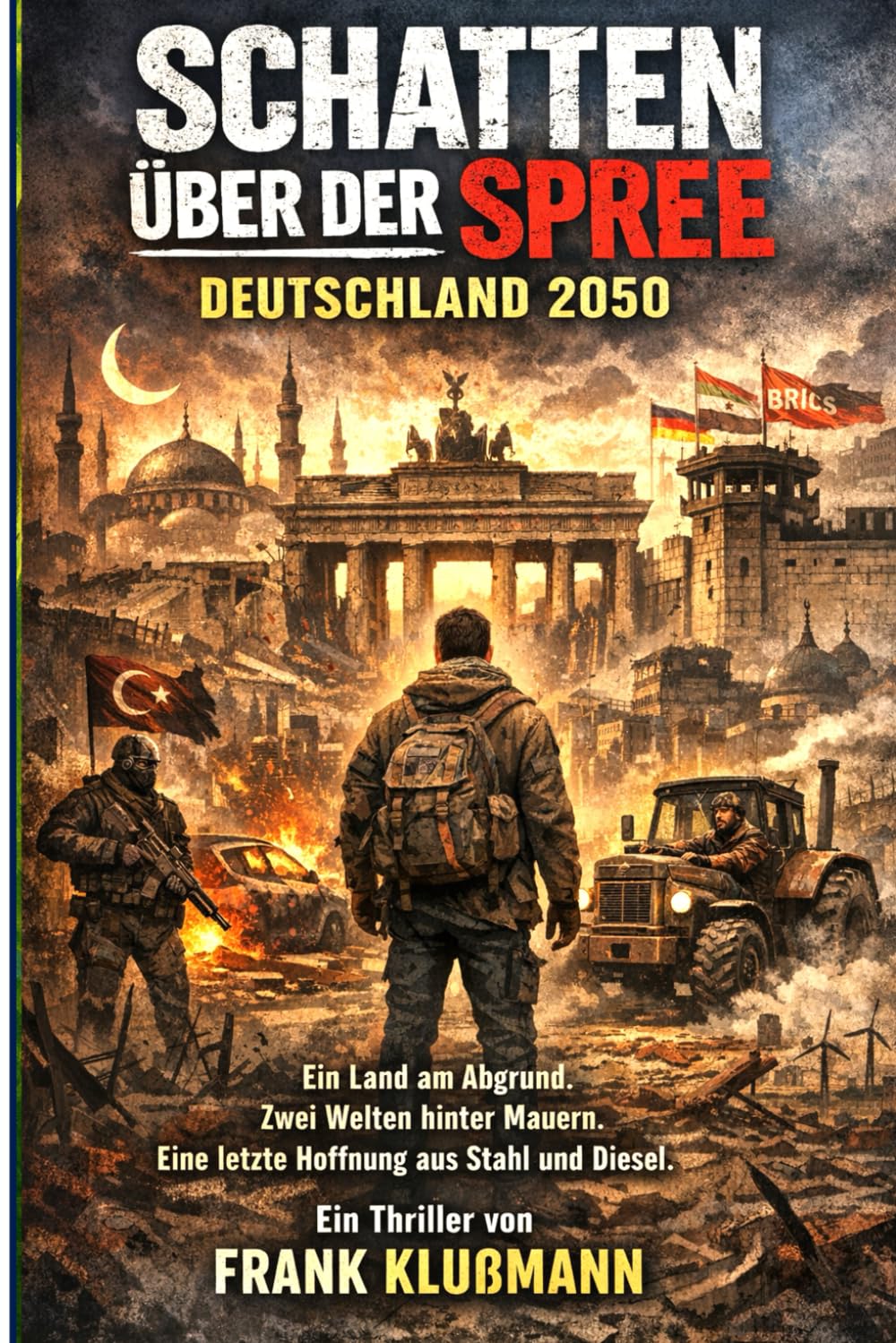 „Schatten über der Spree“ Deutschland 2050: Ein Thriller über das Ende einer Ära und den schmerzhaften Übergang in eine neue, dunkle Welt von Frank Klußmann
