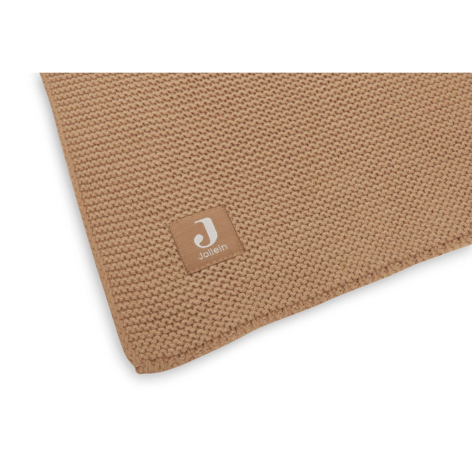 Jollein 516-522-66072 Kinderdecke Basic Knit Biscuit (100x150 cm)