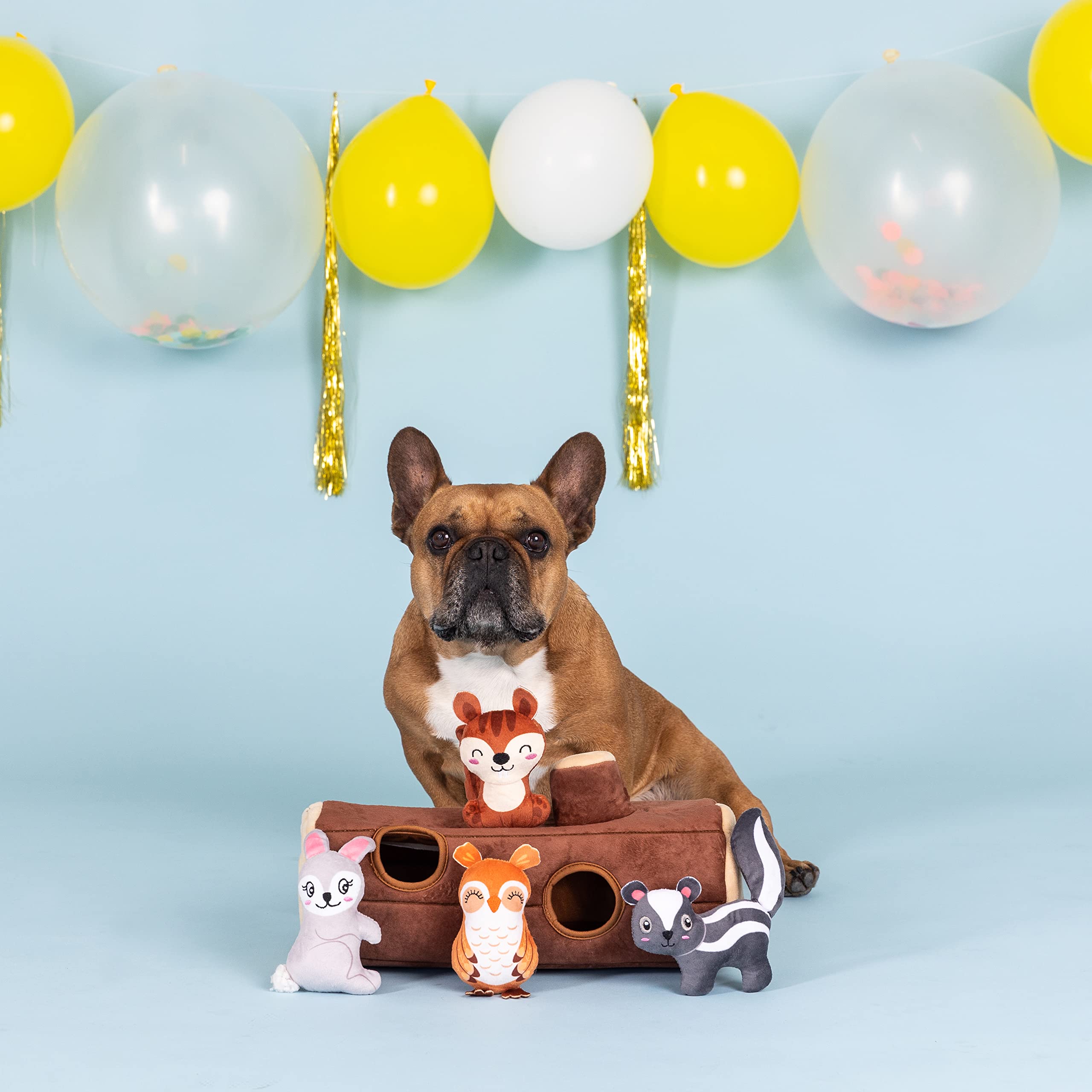 Amazon.co.jp: フリンジスタジオ Hide & Seek Burrow ぬいぐるみ 犬の
