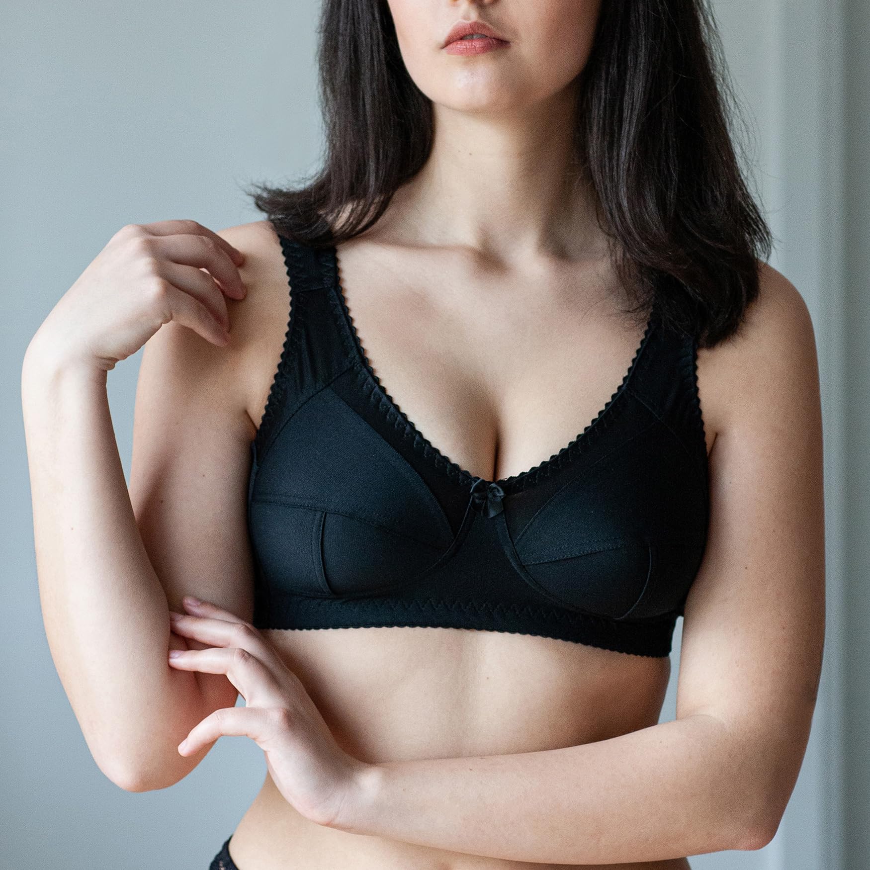 frugue Reggiseno Senza Ferretto Contenitivo Taglie Forti Pizzo Donna