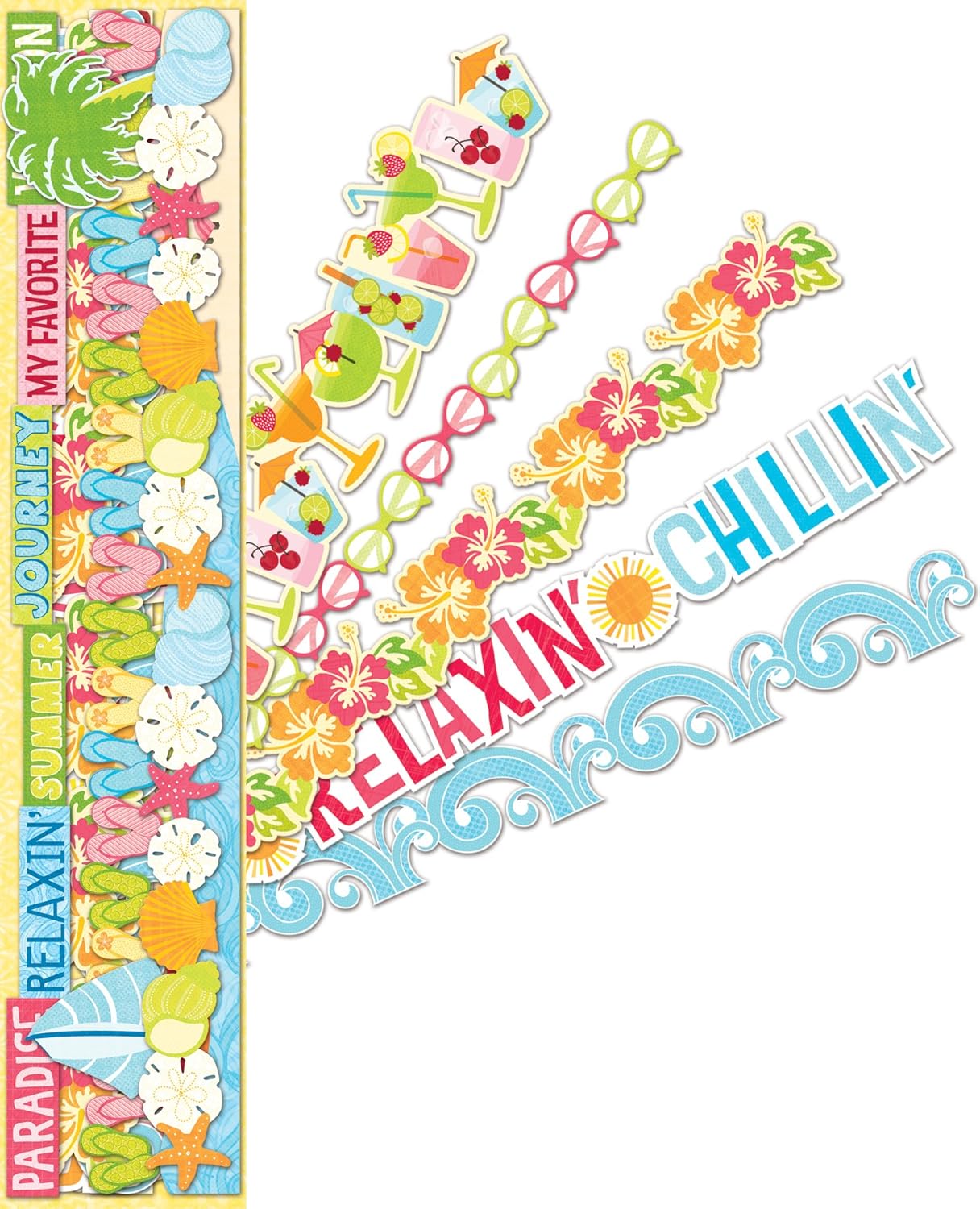 K&Company Citronella Travel Adhesive Borders