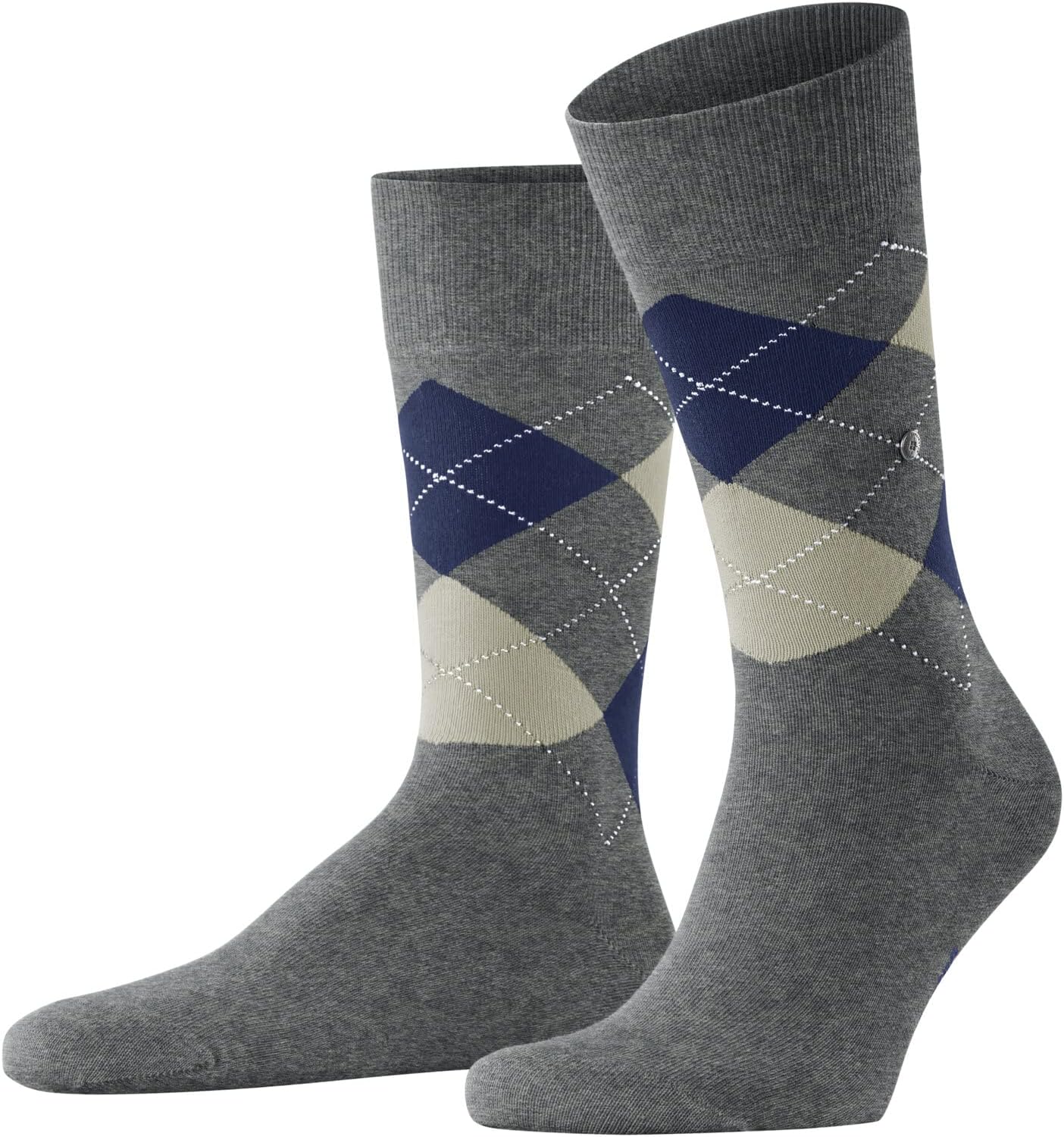 Burlington Men's King Nachhaltige Biologische Baumwolle Verstärkte Herrensocken Mit Muster Atmungsaktiv Kariert Umweltfreundlich 1 Paar Socks