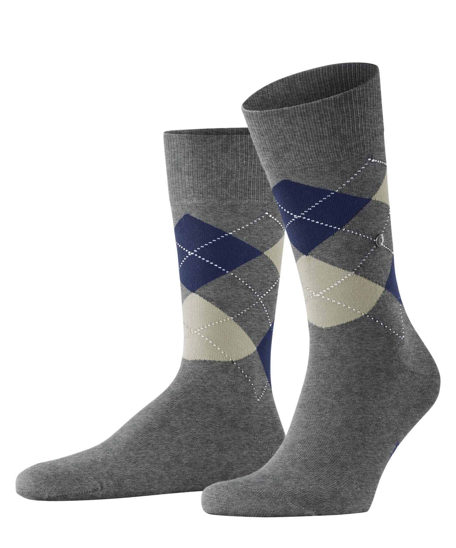 Burlington Men's King Nachhaltige Biologische Baumwolle Verstärkte Herrensocken Mit Muster Atmungsaktiv Kariert Umweltfreundlich 1 Paar Socks