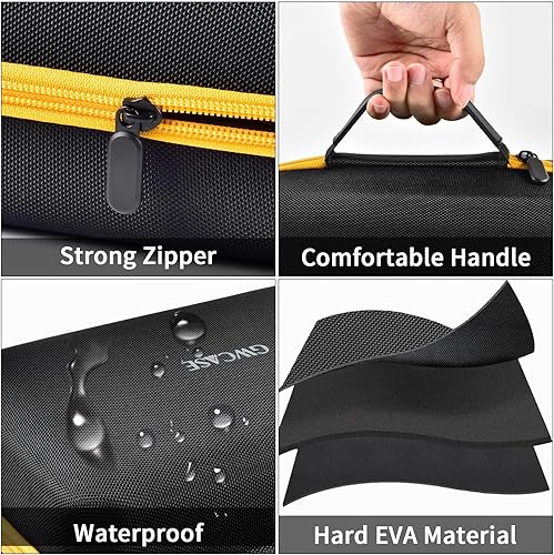 Miniatura 3 de GWCASE Funda compatible con el kit de destornilladores inalámbricos DEWALT 8V MAX DCF682N1/DCF682N2, soporte de almacenamiento giroscópico con