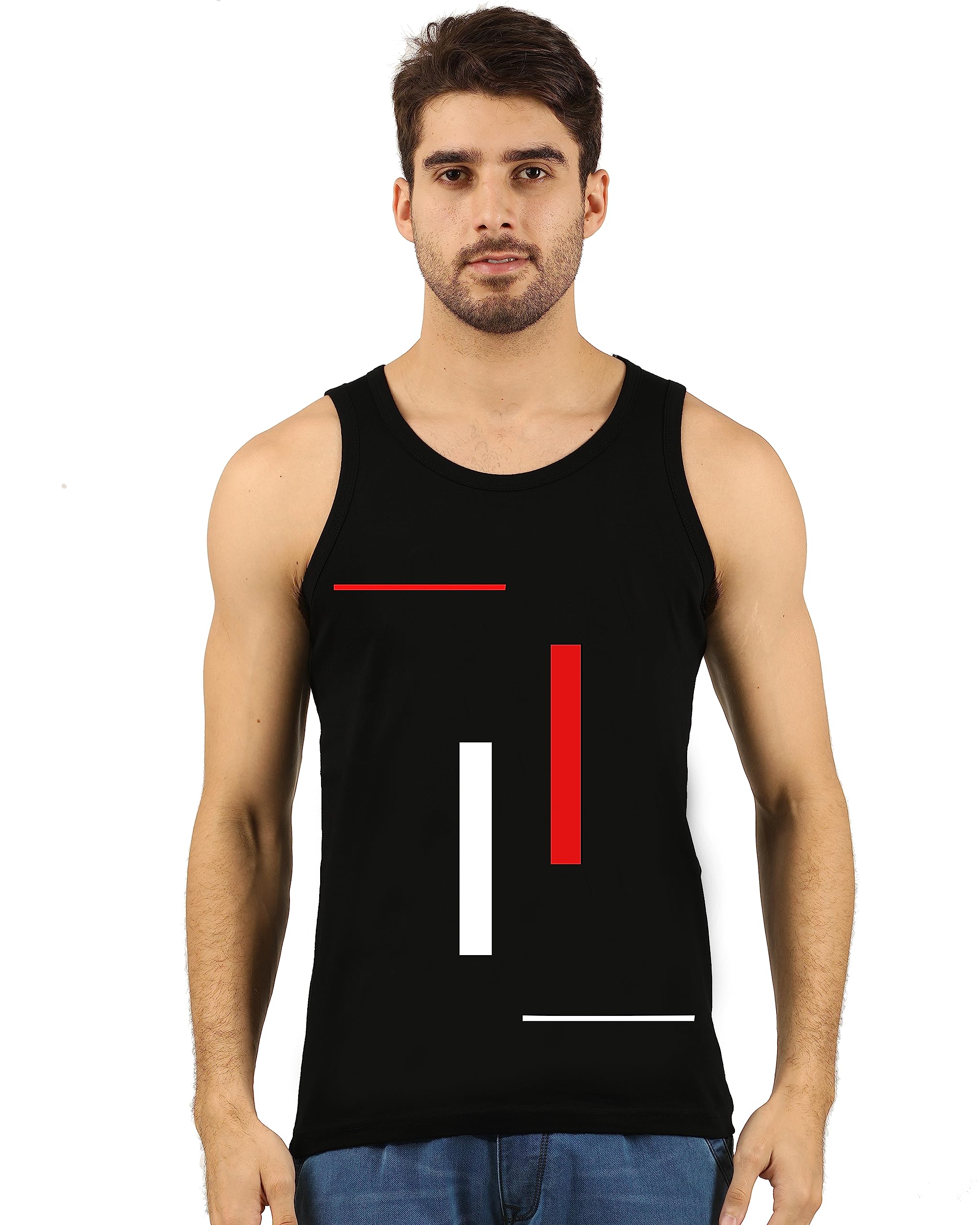 jugular Men's Regular Fit Cotton Printed Vest-picture-33