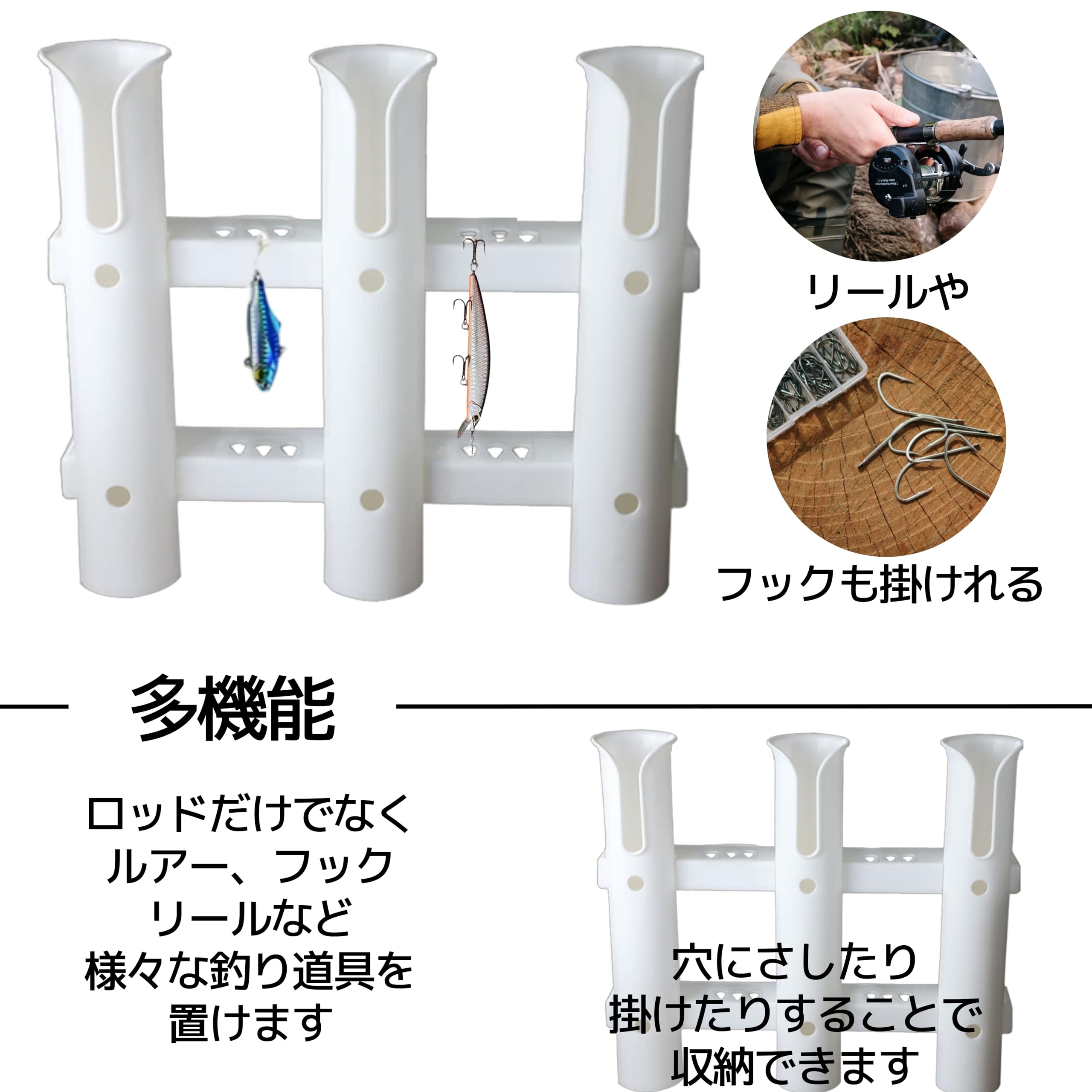 カヤックカヌー ボード用 丈夫なリゾットステンレス スチール ロッドホルダー カヤックカヌー ボード用 丈夫なリゾットステンレス スチール