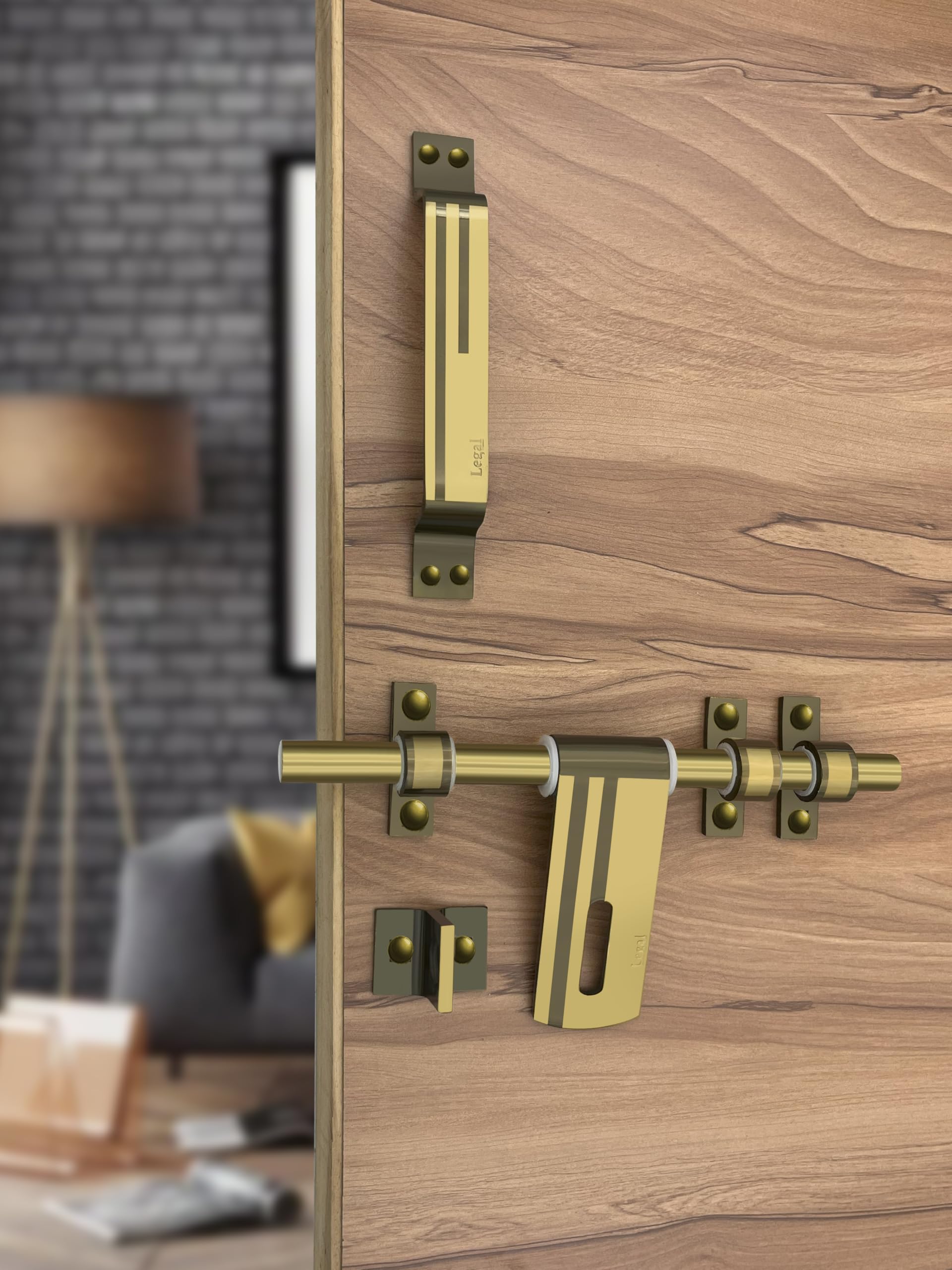 Legal Super Industries Aldrop Stainless Steel Glossy Door Handle Set, Latches for Door, Antique Finish (1 Aldrop 1 Handle AHS-426 Vintage Antique)-image-2