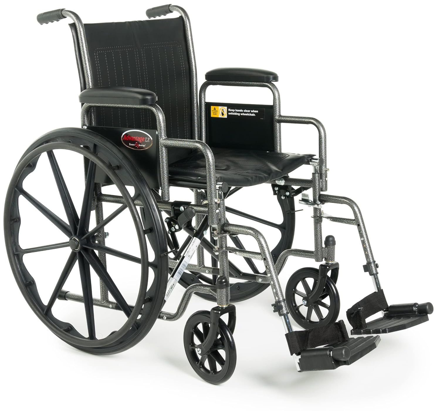 Everest & Jennings Advantage LX Wheelchair, Everyday Value for Adult Use, 20" Seat