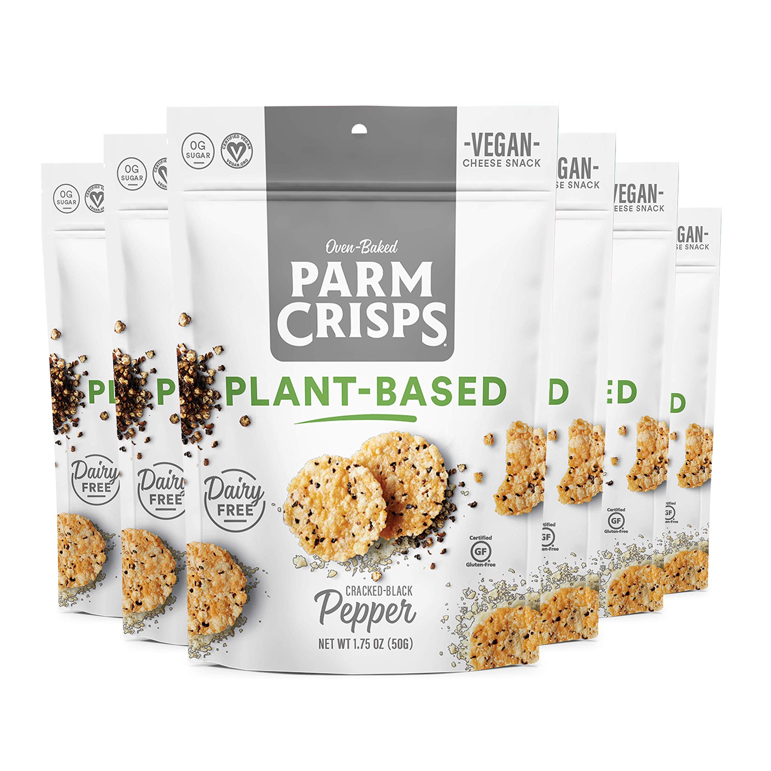 Buy ParmCrisps Based CrackedBlack Pepper Crisps, Keto Gluten Free