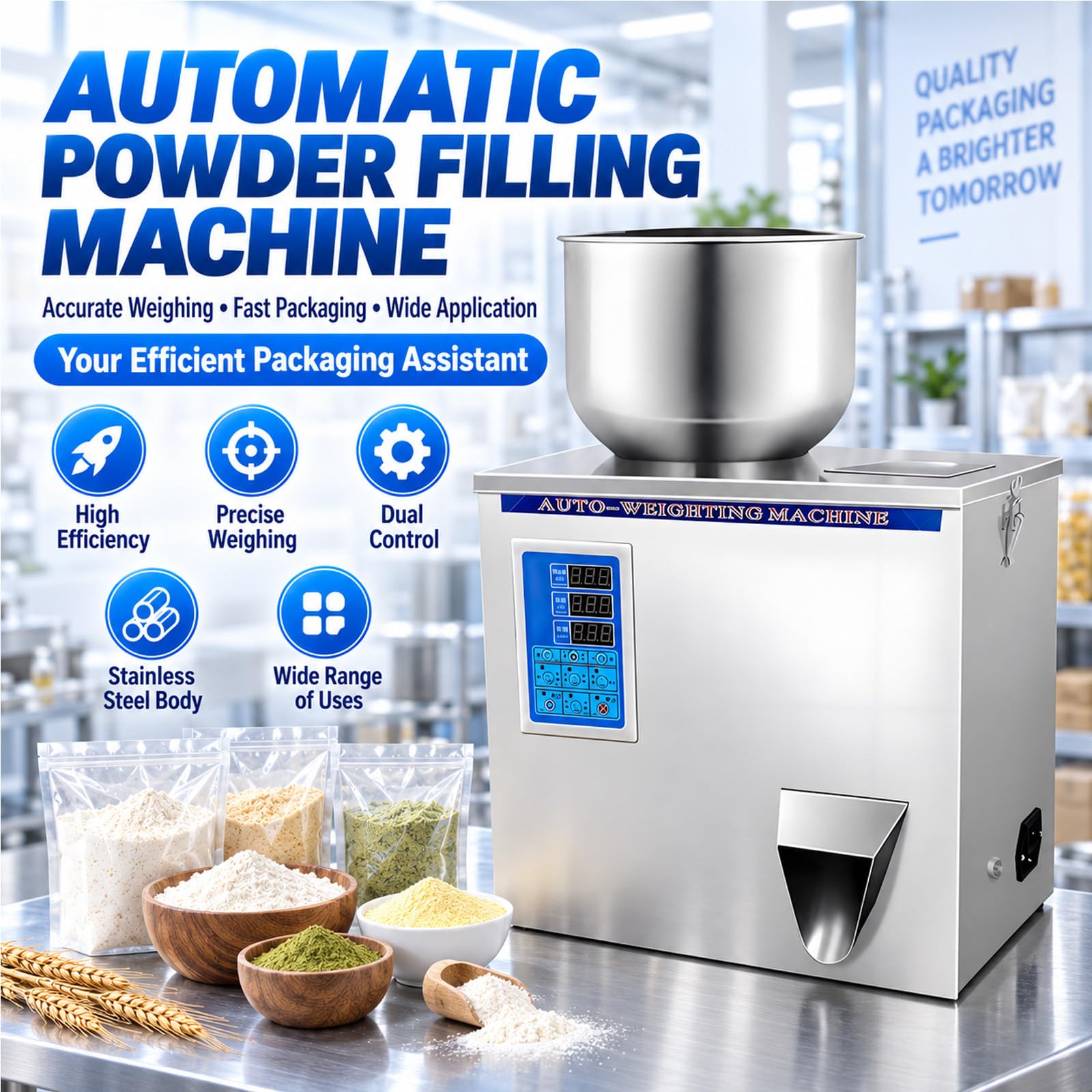Machine De Remplissage De Particules à Commande Numérique 100g