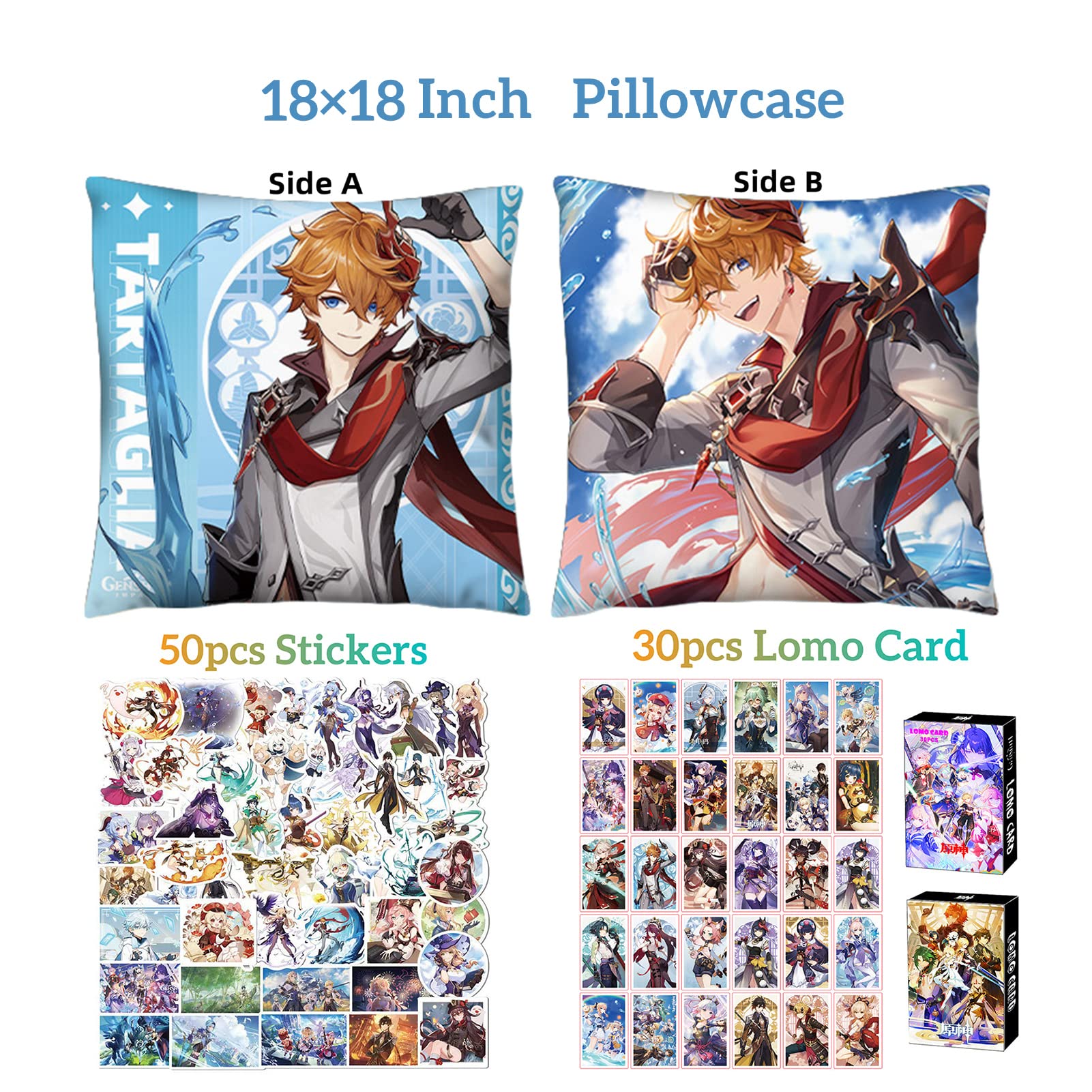 Genshin Impact Merch Box Dehya - 6 Figurines, Poster, Taie d'oreiller Genshin Impact Merch Box Dehya - 6 Figurines, Poster, Taie d'oreiller