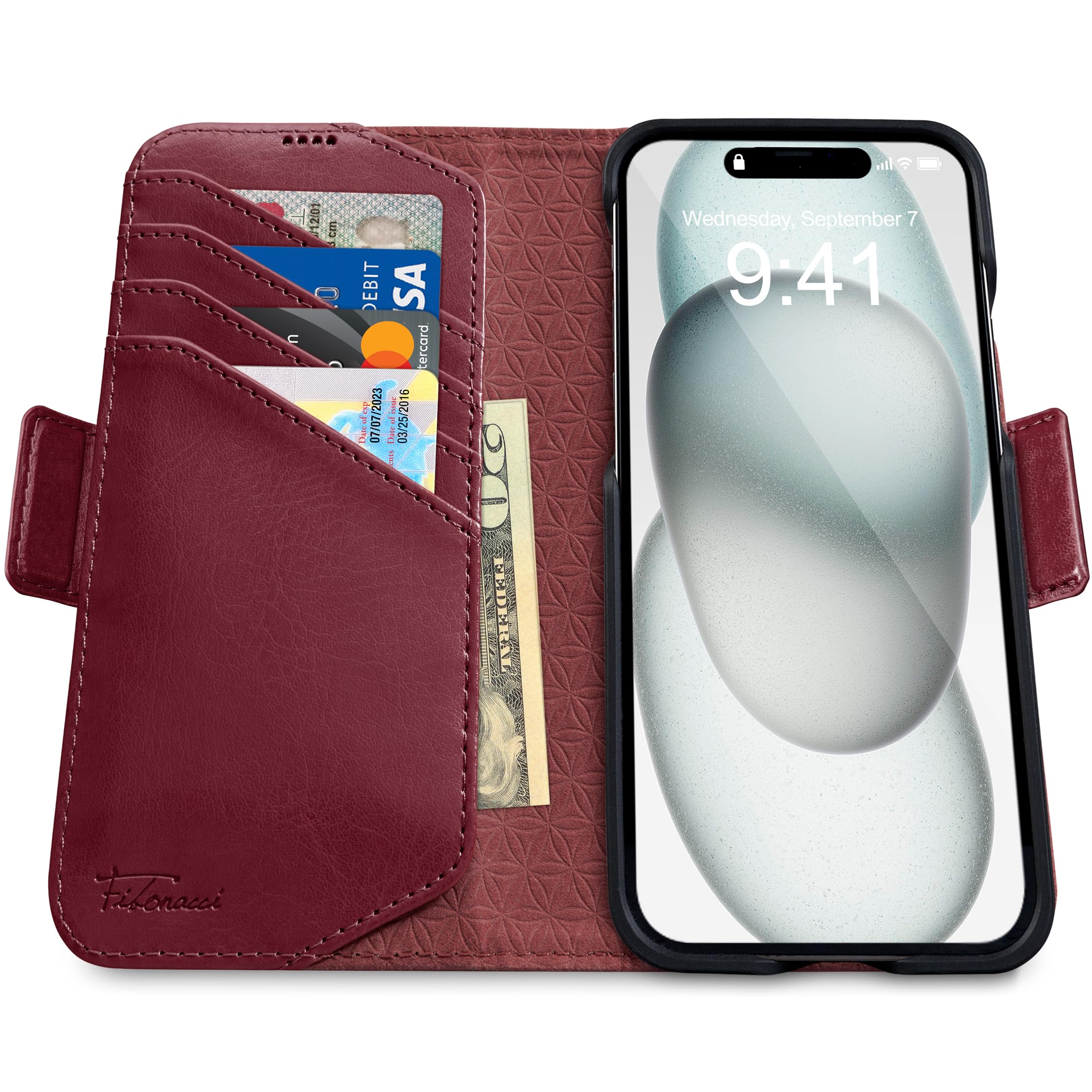 ☆Dreem フィボナッチ（Fibonacci）2イン1 財布型ケース Apple iPhone