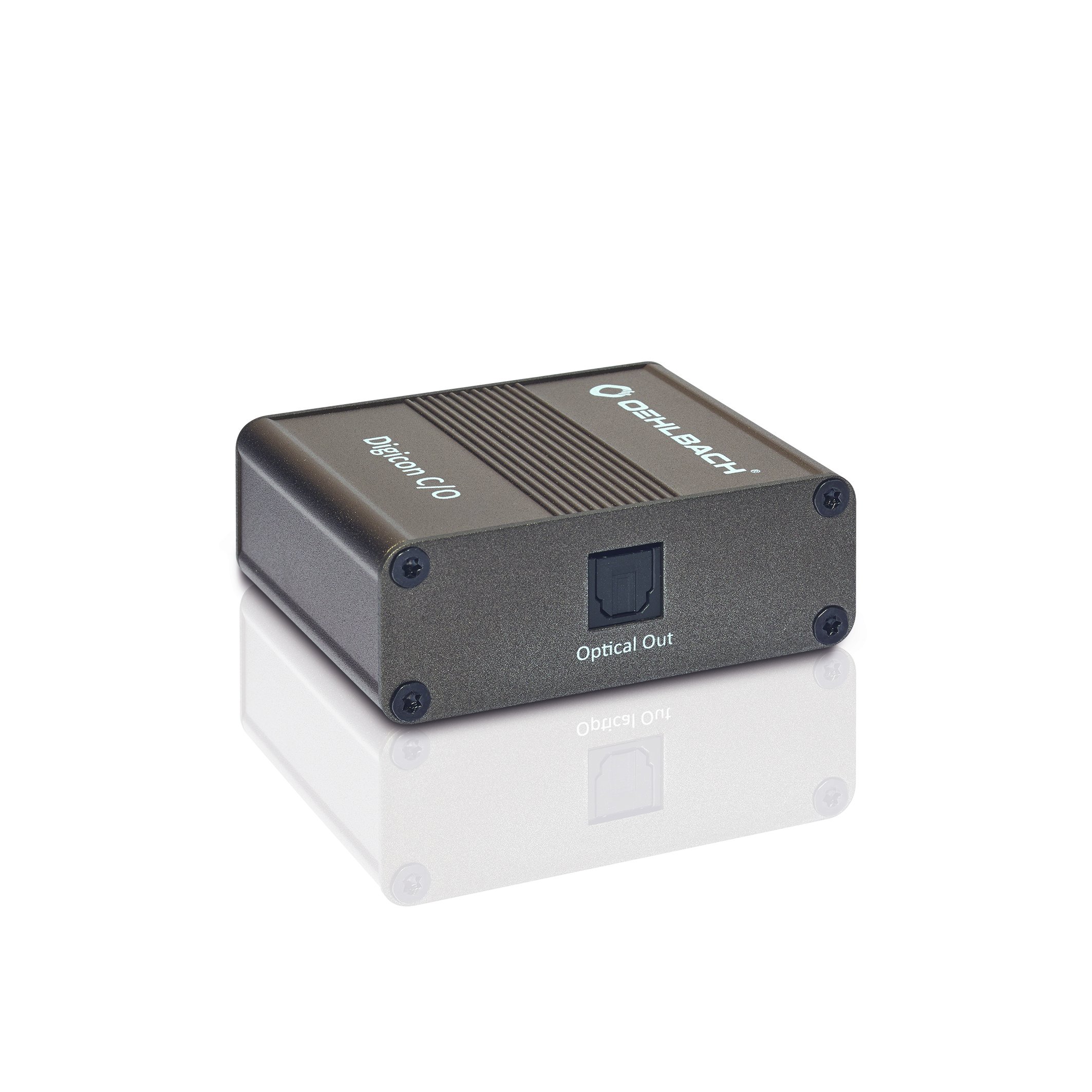 Oehlbach Digicon C/O - Convertidor Digital de Audio coaxial-óptico (Convierte señales de Audio coaxial a óptico), Color marrón metálico